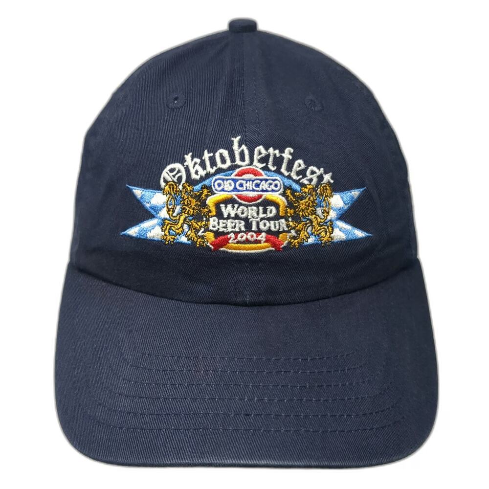 Valucap Baseball Cap Blue One Size Oktoberfest World Beer Tour 2004 Hat Strap
